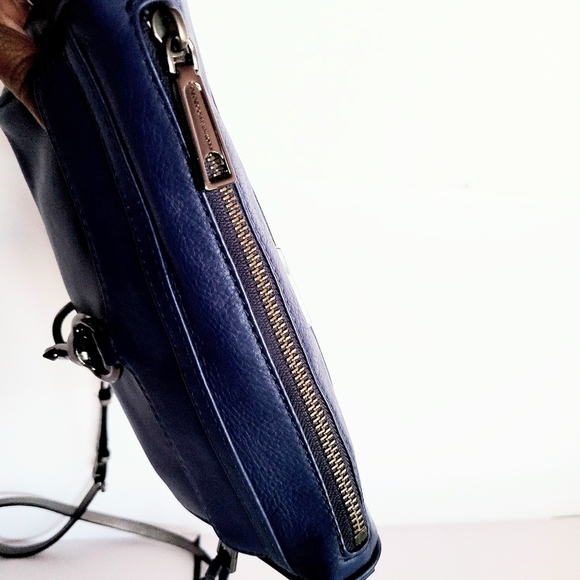 Rebecca Minkoff M.A.C. Crossbody Blue Gunmetal - Picture 4 of 11